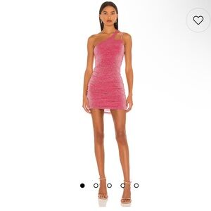Jayden Mini Dress in Berry from superdown/Revolve in small